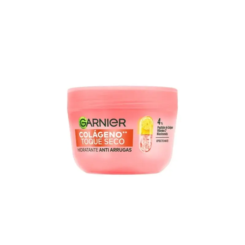 Crema Hidratante Anti Arrugas Colágeno Toque Seco - Garnier Skin Active 1