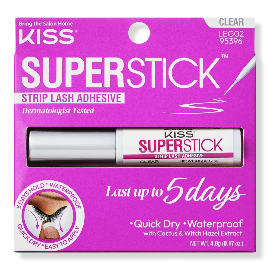 Pegamento Para Pestañas Superstick Strip Extended Wear - Kiss 1