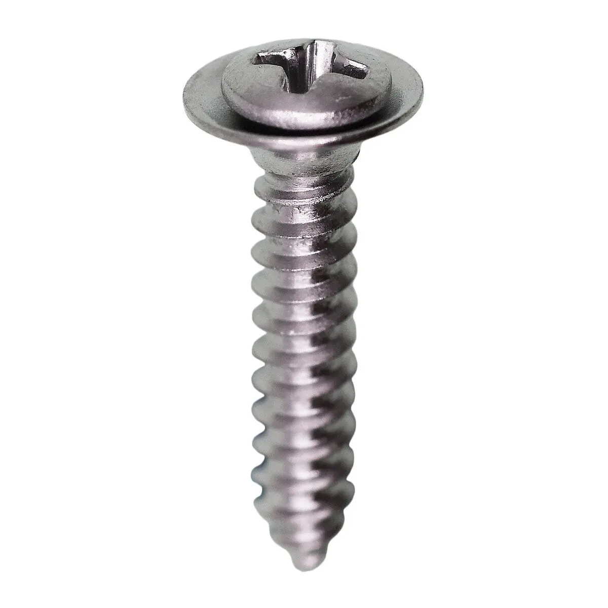 Trim Screw, W/Flush Washer Chrome , Each 1