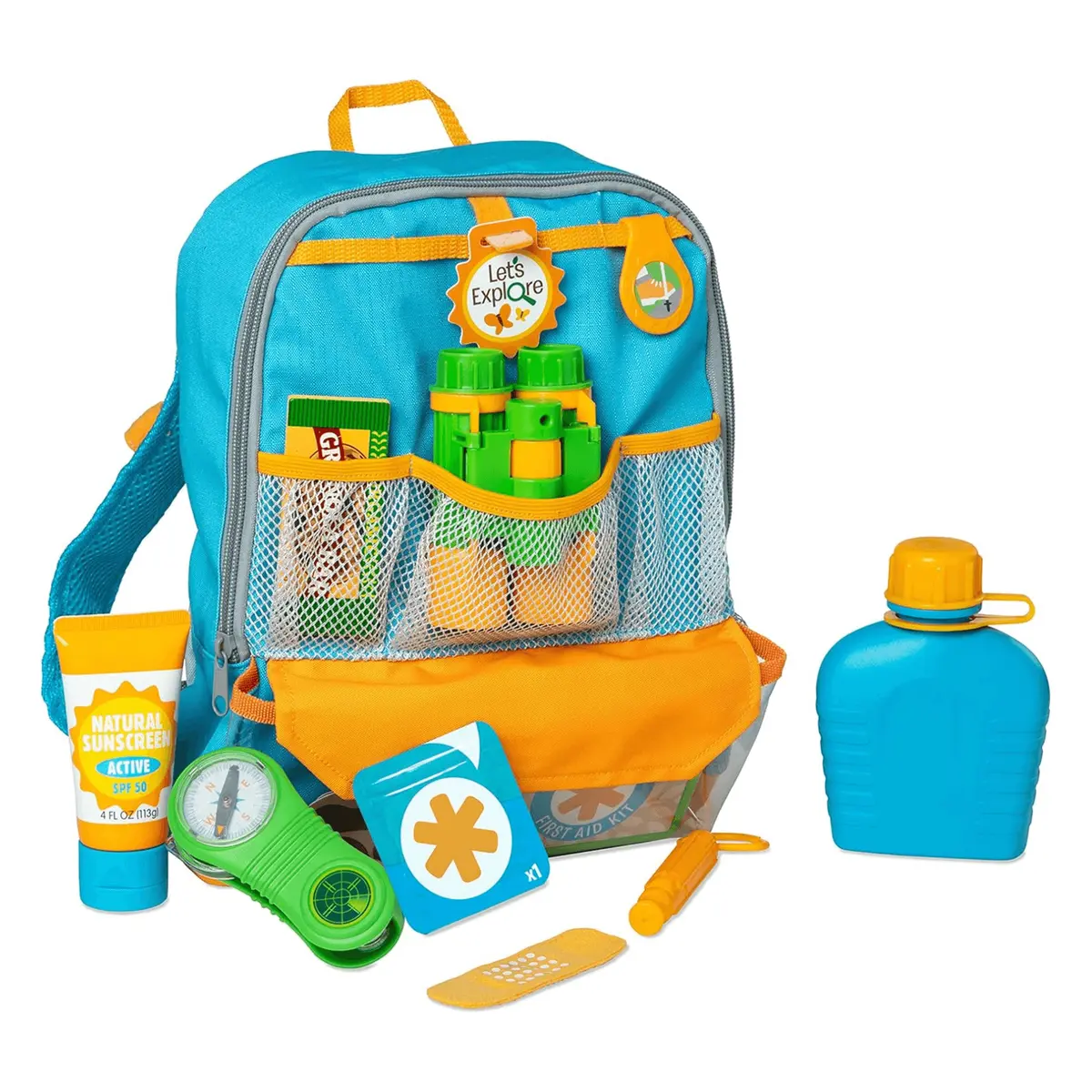 Melissa & Doug Hiking Pretend Play Set Backpack Nature Outdoor Toys 1