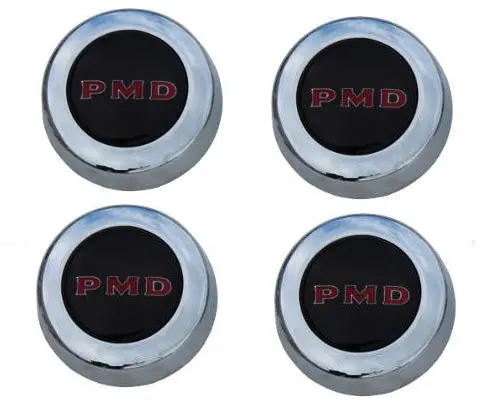Rally Ii Center Cap, Pmd, Black, New, Set, 67-70 Pontiac 1
