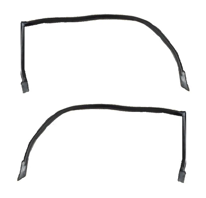 Roofrail Weatherstrips, Pair, New, Rubber, 78-88 G-Body 1