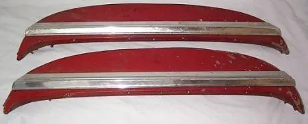 Fender Skirts W/Mldgs ,New Pair 67 Impala 1