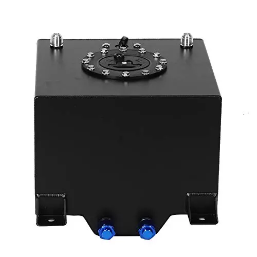 Qiilu 5 Gallon Aluminum Level Racing Sender Drift Fuel Cell Gas Tank 1