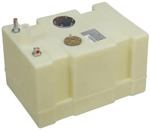 Moeller Marine 032612, Below Deck Permanent Fuel Tank, 12 Gallon - 20.00 In. L X 14.00 In. W X 14.50 In. H 1