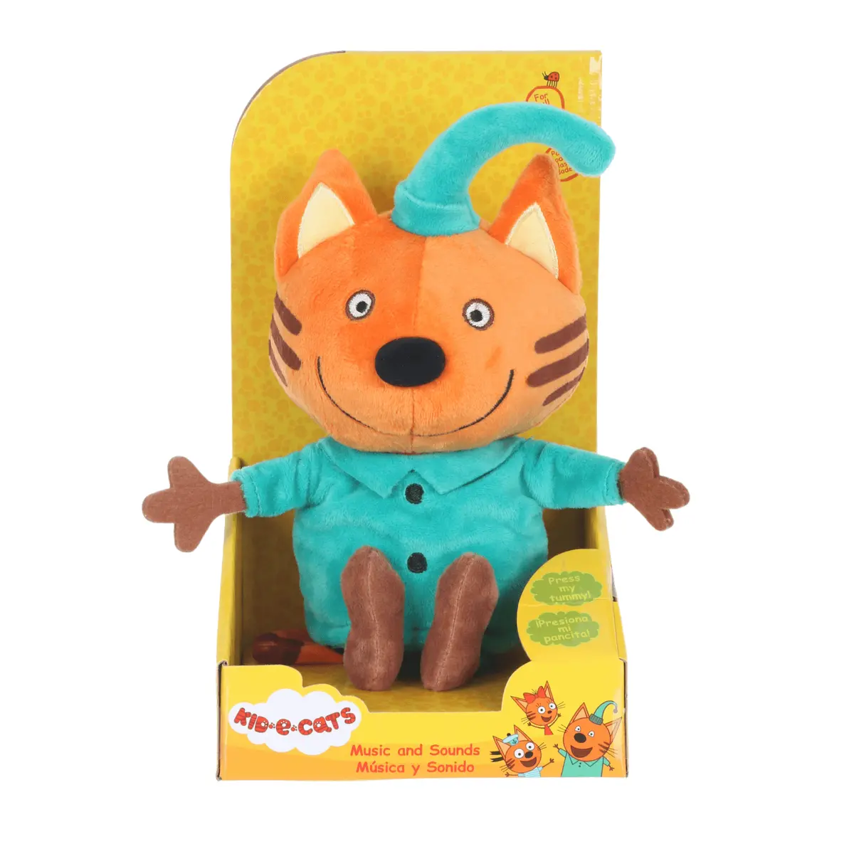 Kid-E-Cats Musical Sounds Plush Soft Toy Figure 20Cm Age 3+ 1