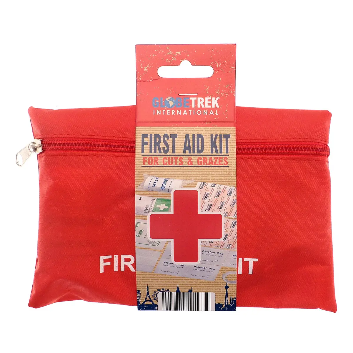 First Aid Kit For Cuts & Grazes Handy Compact Travel Pouch 1