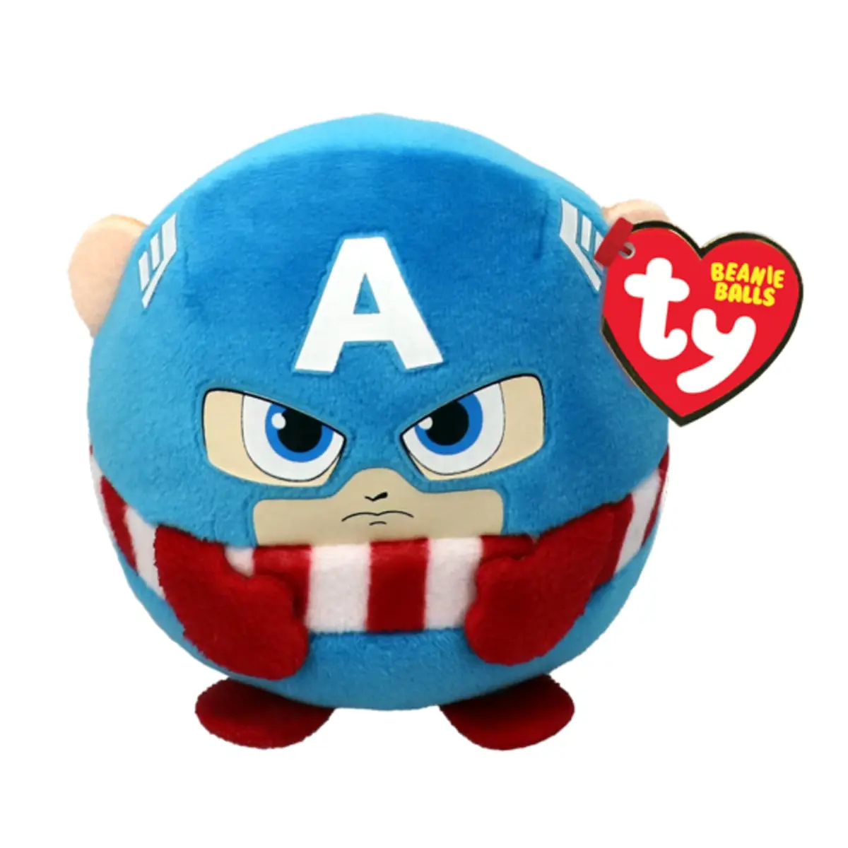 Ty Beanie Balls Marvel Superheroes Weighted Base Plush Toy 10Cm 1