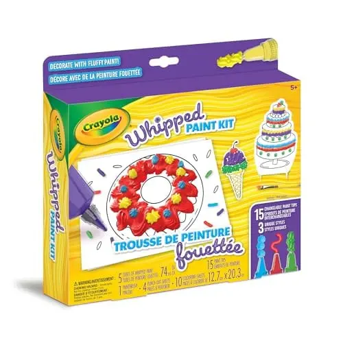 Crayola Fluffy Whipped Paint Colouring Activity Kit Bakery Age 5+ 1