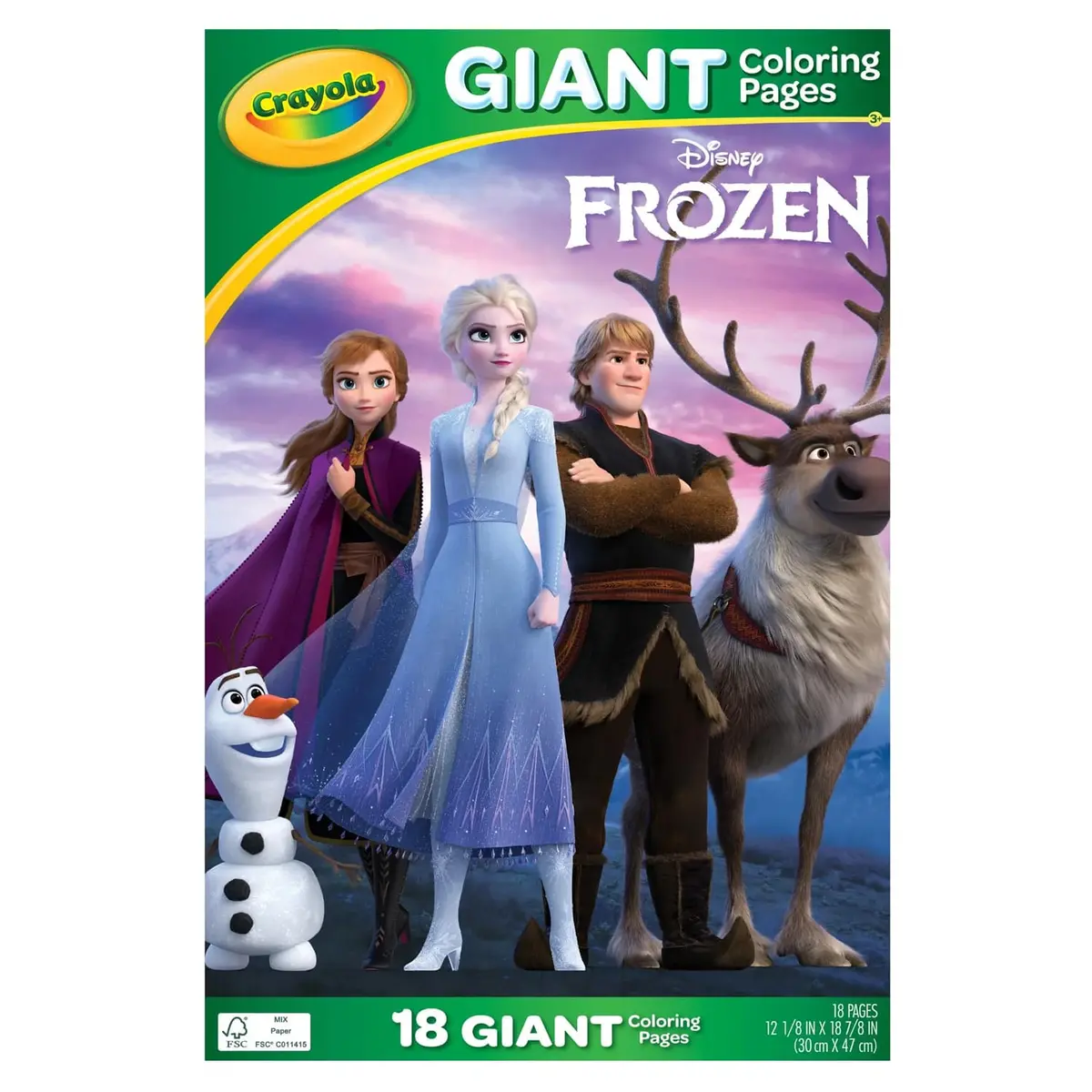 Crayola 18 Giant Colouring Pages Creative Wall Art 30 X 47Cm 1