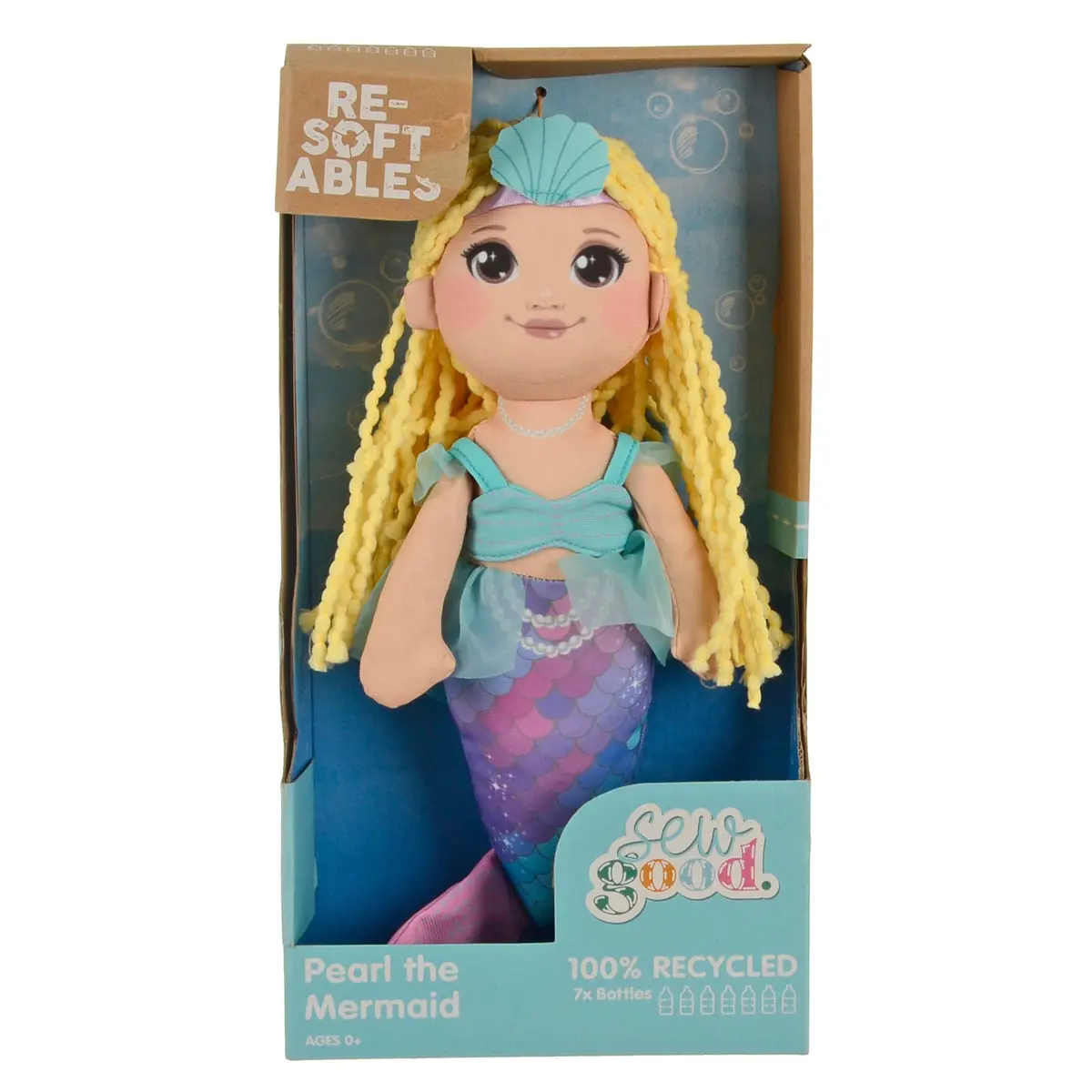 Resoftables Sew Good Doll Soft Fabric 100% Recycled Materials 30Cm 1