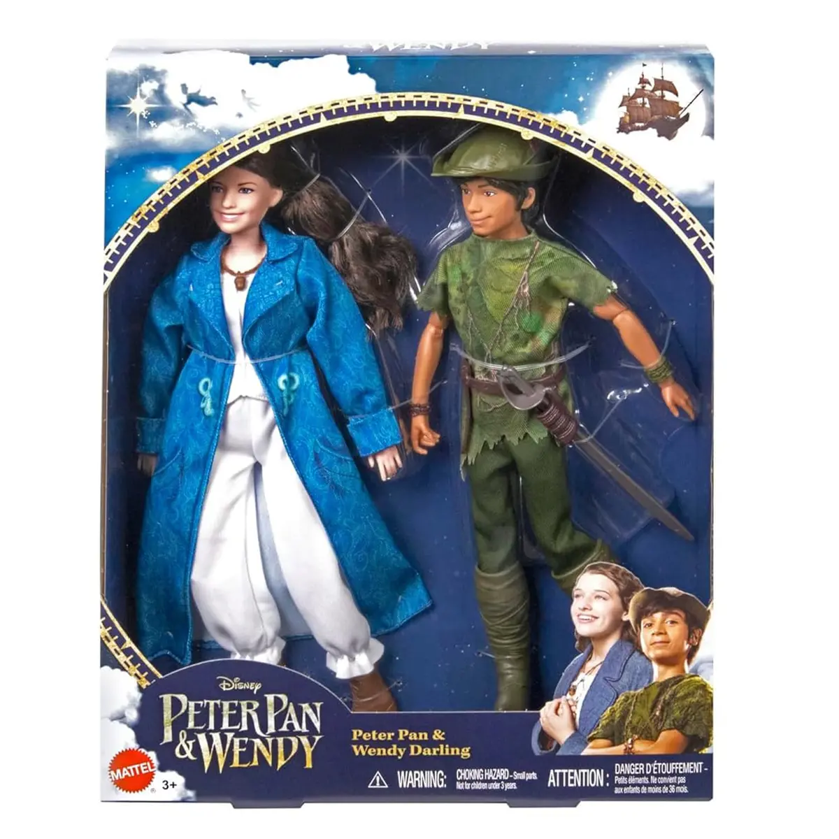 Disney Peter Pan & Wendy Dolls Pack Of 2 Action Figures 28Cm 1
