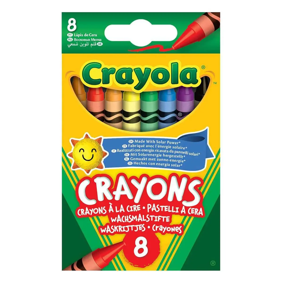 Crayola Eco Crayons Kids Art Drawing Colouring Wax Sticks 1
