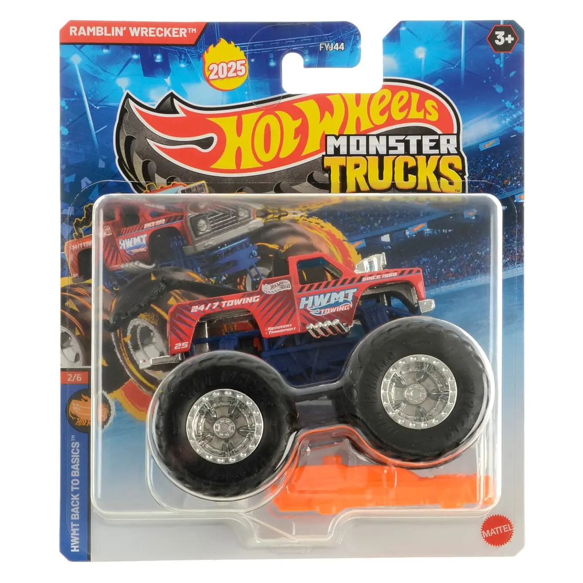 Hot Wheels Monster Trucks Die-Cast Metal Vehicle 1:64 Scale 1
