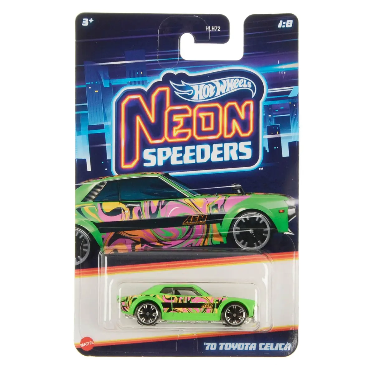 Hot Wheels Neon Speeders Car 2024 Mix 1 Die-Cast Vehicle 1:64 1
