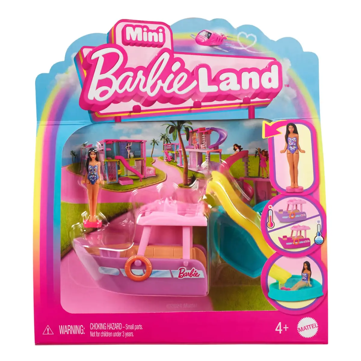 Mini Barbieland Doll & Vehicle Play Set With Colour Change 1
