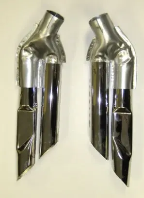 Exhaust Splitters, Pair, Repro, 67-69 Firebird 1