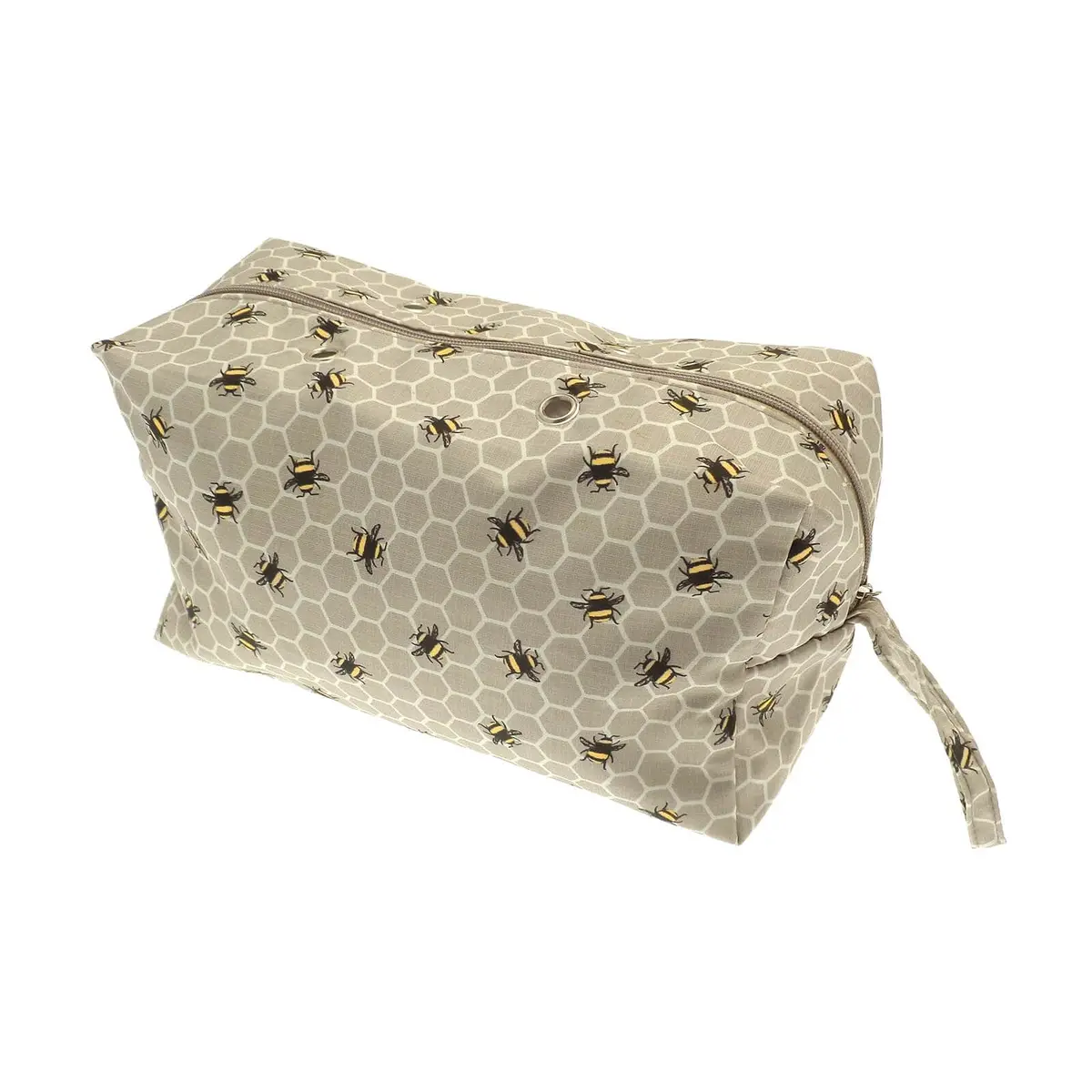 Honeycomb Bee Design Knitting Yarn Bag Crochet Wool Storage 1