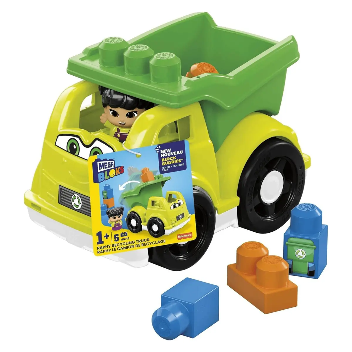 Mega Bloks Lil Vehicles Building Block Buddies Figure Toy Set Age 1+ 3