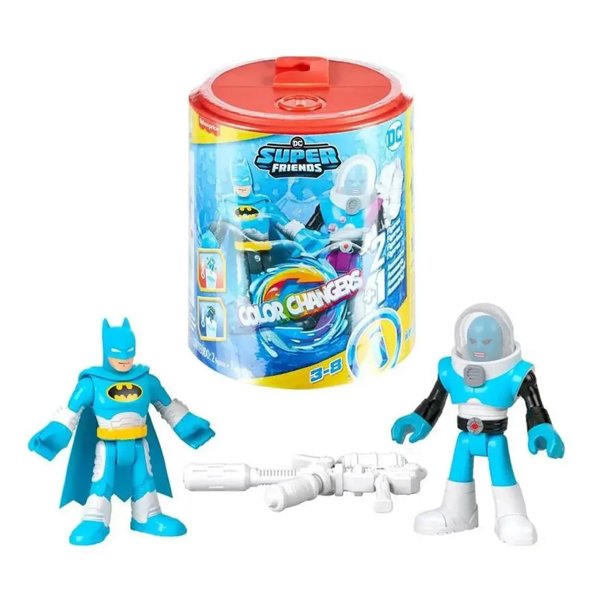 Imaginext Dc Super Friends Color Changers Figures 3 Piece Set 1