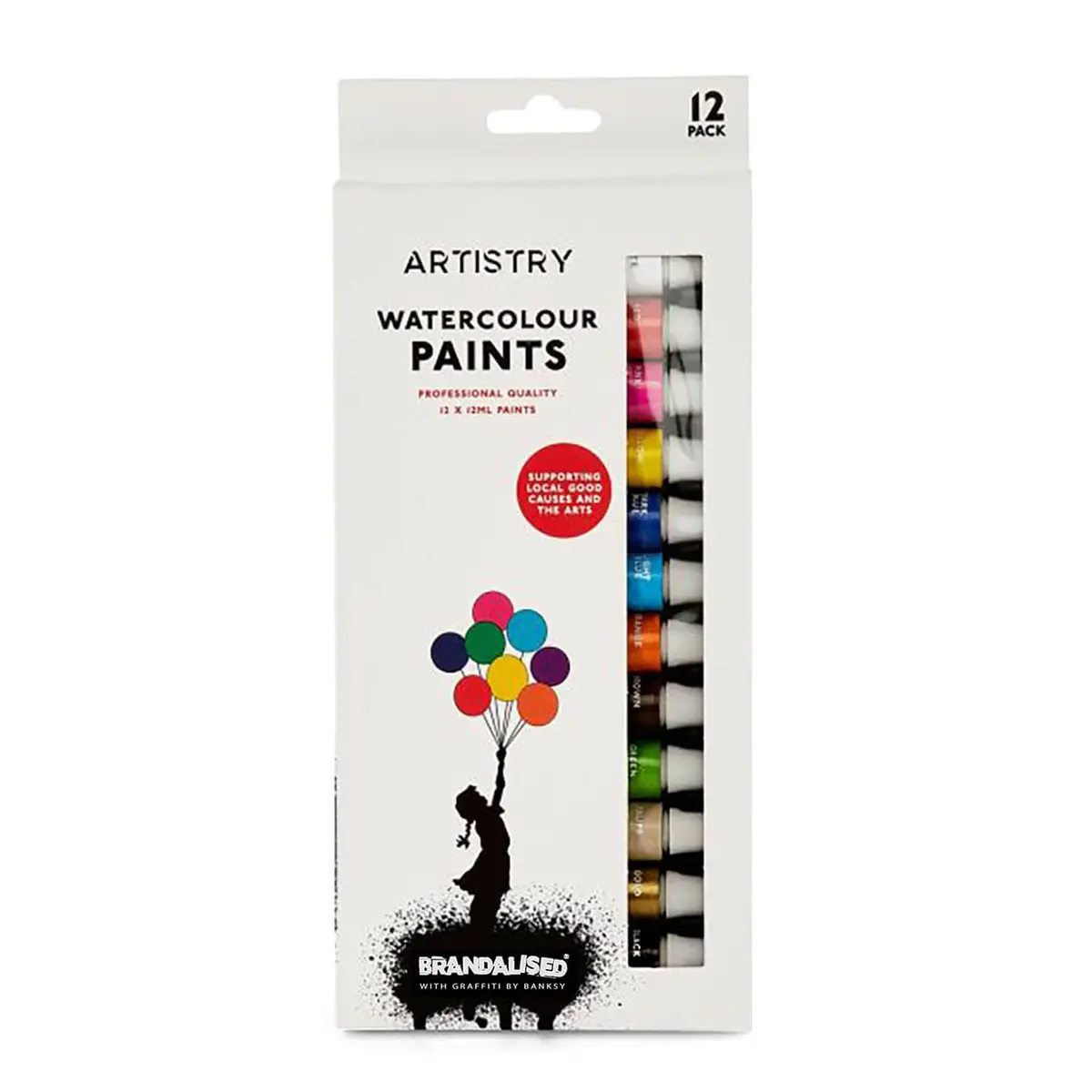 Artistry Pack Of 12 Watercolour Paints Professional Quality 12Ml 1