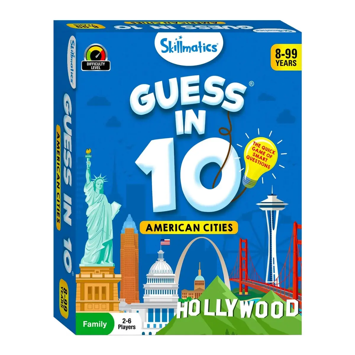Guess In 10 Questions Fun Family Game Clue Cards 2-6 Players 1