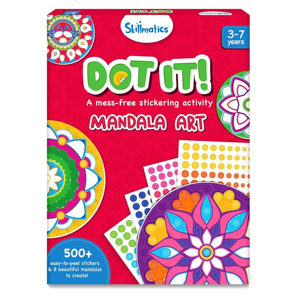 Dot It Mandala Sticker Art Activity Set Creative Mess Free Fun 1