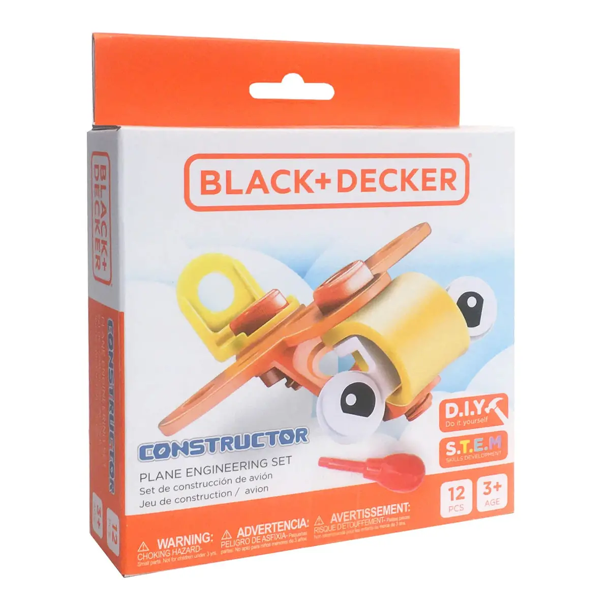 Black + Decker Engineering Set Constructor Aircraft Building Kit 1