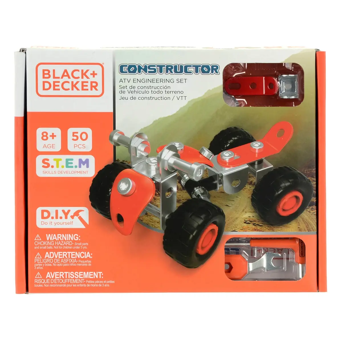 Black + Decker Build An Atv Dune Buggy Engineering Set 50 Pieces 1