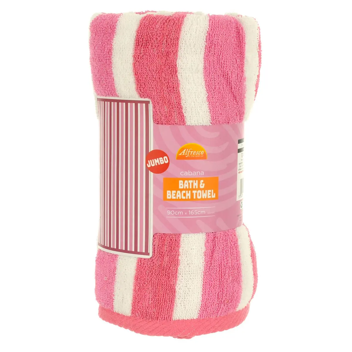 Cabana Jumbo Bath Beach Towel Cotton Rich Striped 90X165cm 3