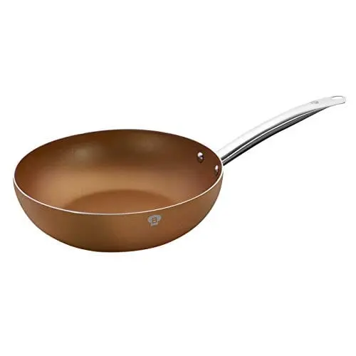 Blaumann Wok 28 Cm Stainless Steel High Quality Le Chef Line 1