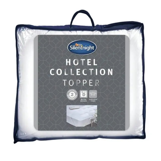 Silentnight Hotel Collection Mattress Topper Soft Easy Fit Super King 1