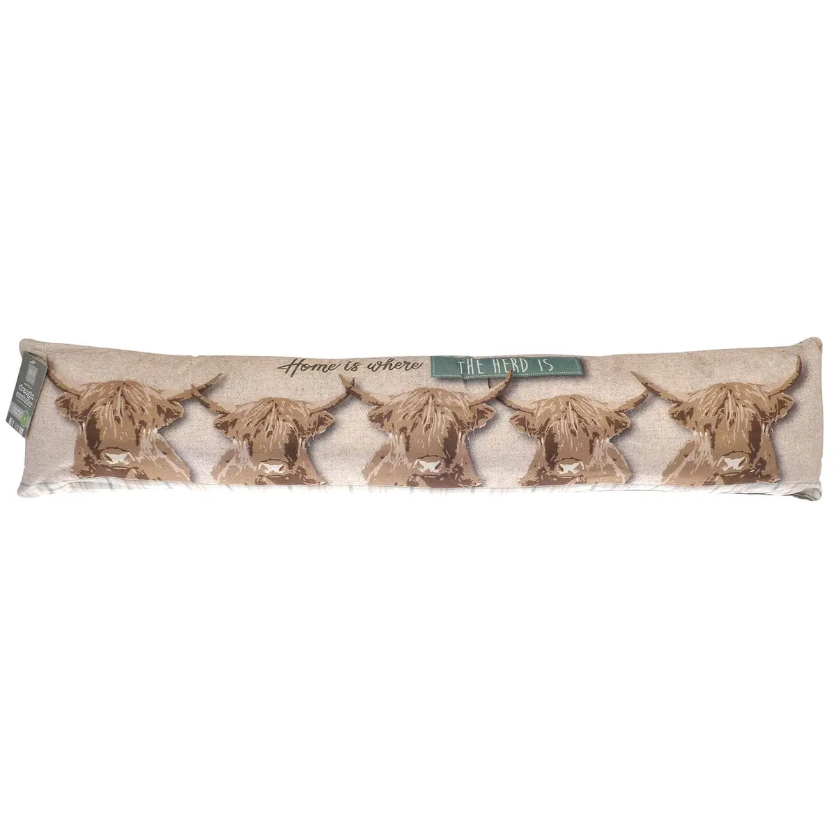 Highland Cows Draught Excluder Energy Saving Door Insulator 88Cm 1