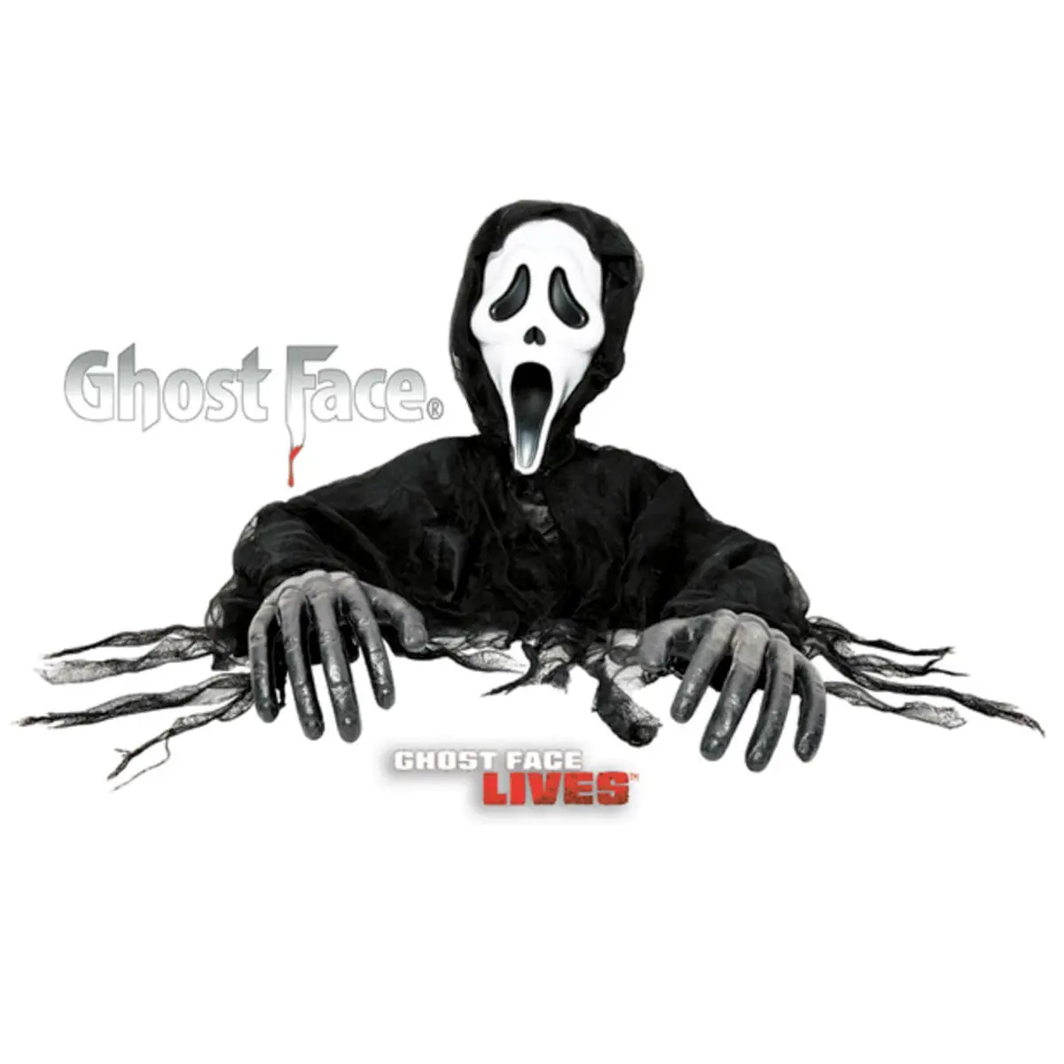Ghost Face Grave Breaker Garden Decoration Outdoor Halloween Prop 1