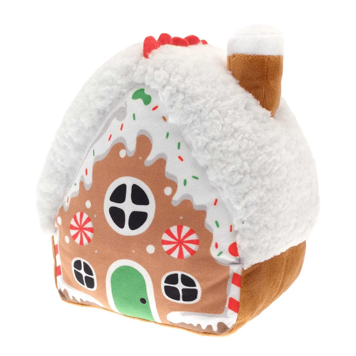 Gingerbread House Novelty Plush Christmas Door Stop Home Decor 25Cm 1
