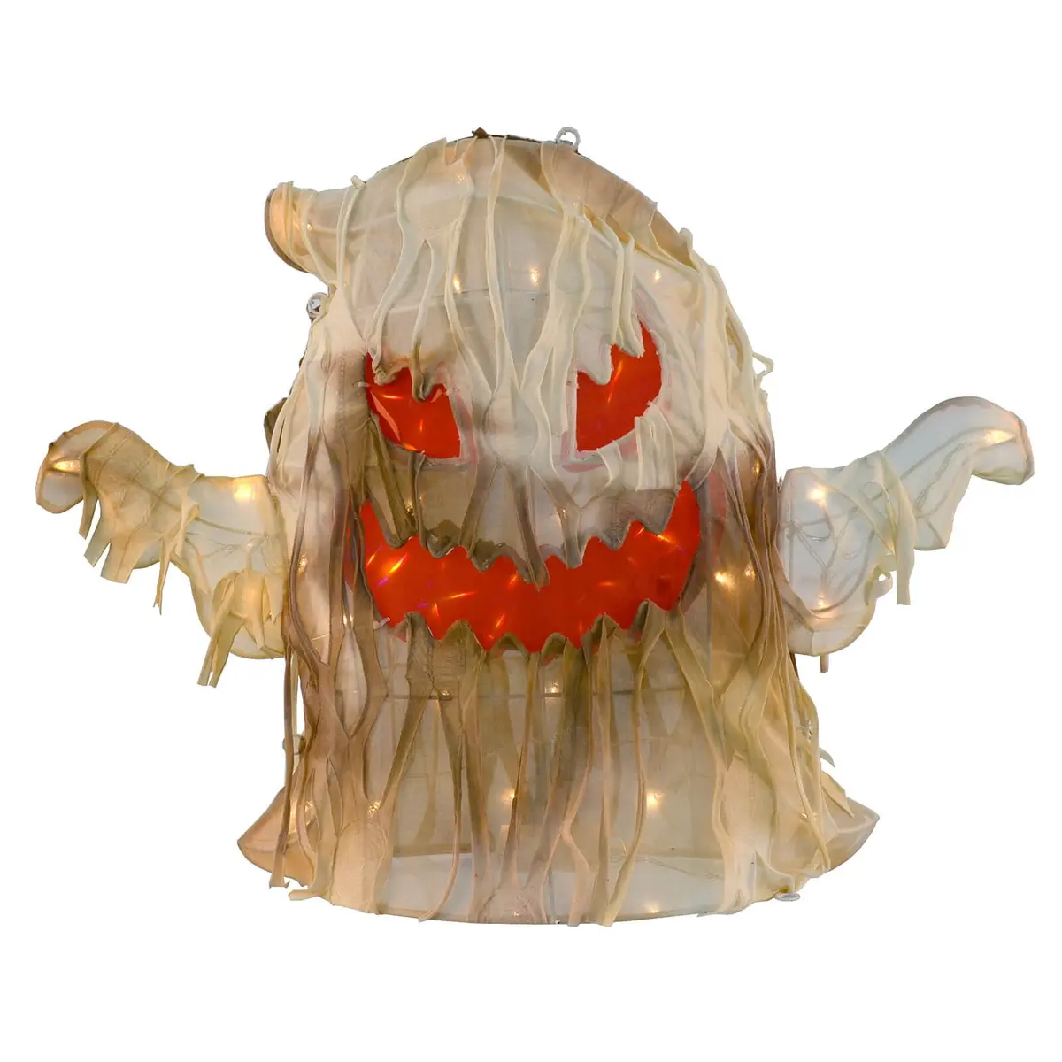 3D Light Up Scary Ghost Led Outdoor Halloween Decoration 70Cm 1