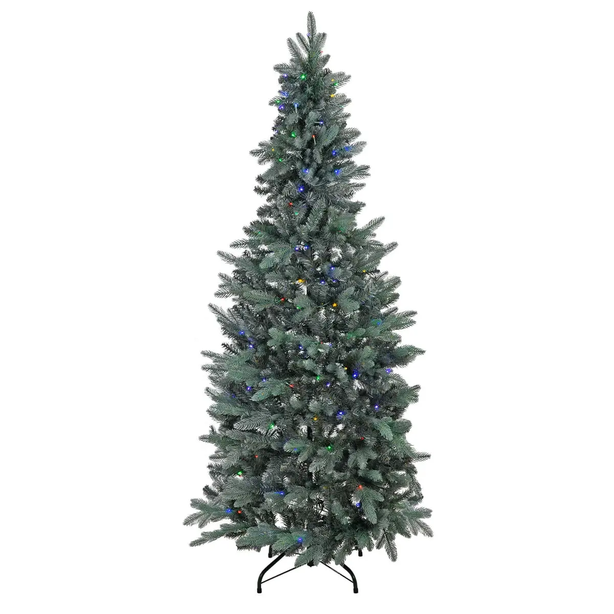6Ft Pre-Lit Pop Up Christmas Tree 180 Multi Colour Warm White Lights 1