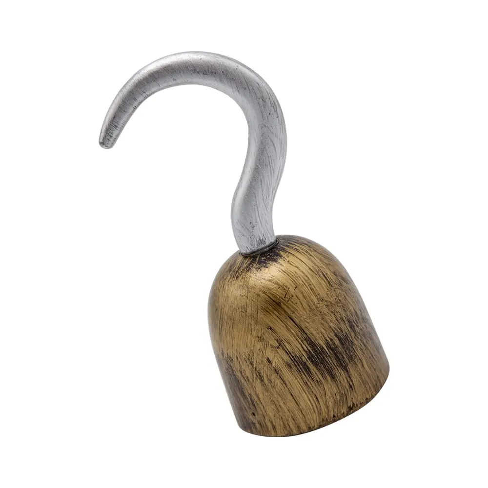 Adults Quality Pirate Hook Plastic Fancy Dress Accessory Prop 1