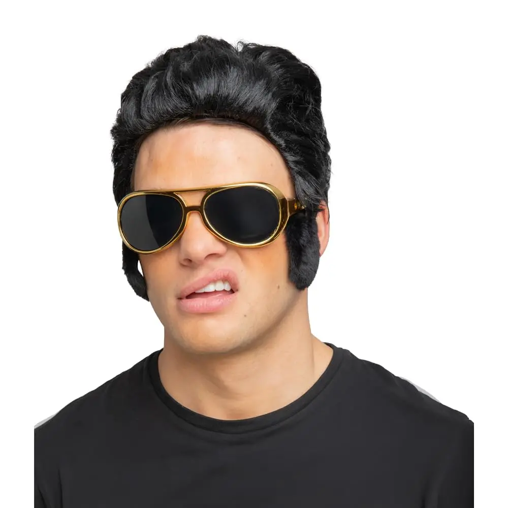 Rock And Roll King Sunglasses 70S Elvis Shades Fancy Dress Prop 1