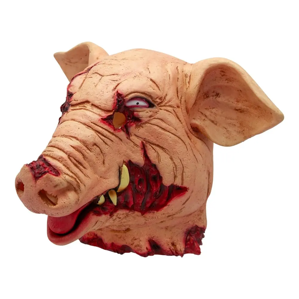 Adults Slaughtered Pig Latex Mask Full Head Horror Flesh Halloween 1