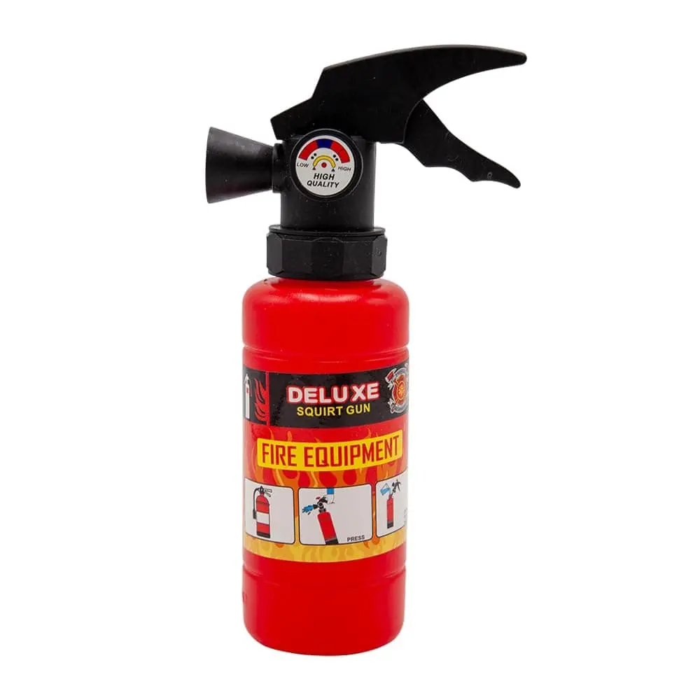 Novelty Mini Fire Extinguisher Water Pistol Firefighter Prop 1