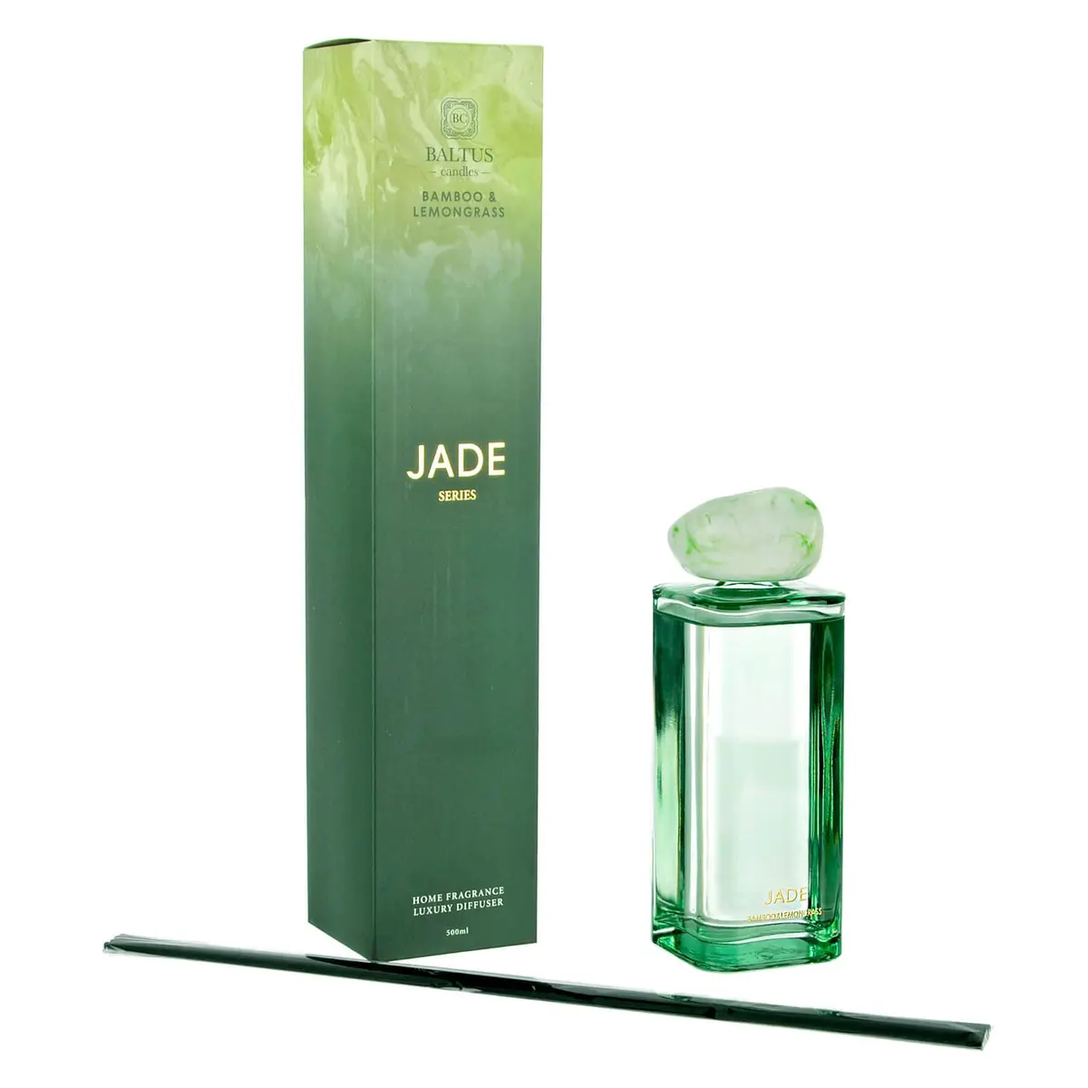 Luxury Reed Diffuser Jade Home Fragrance Colour Marble Top 500Ml 1