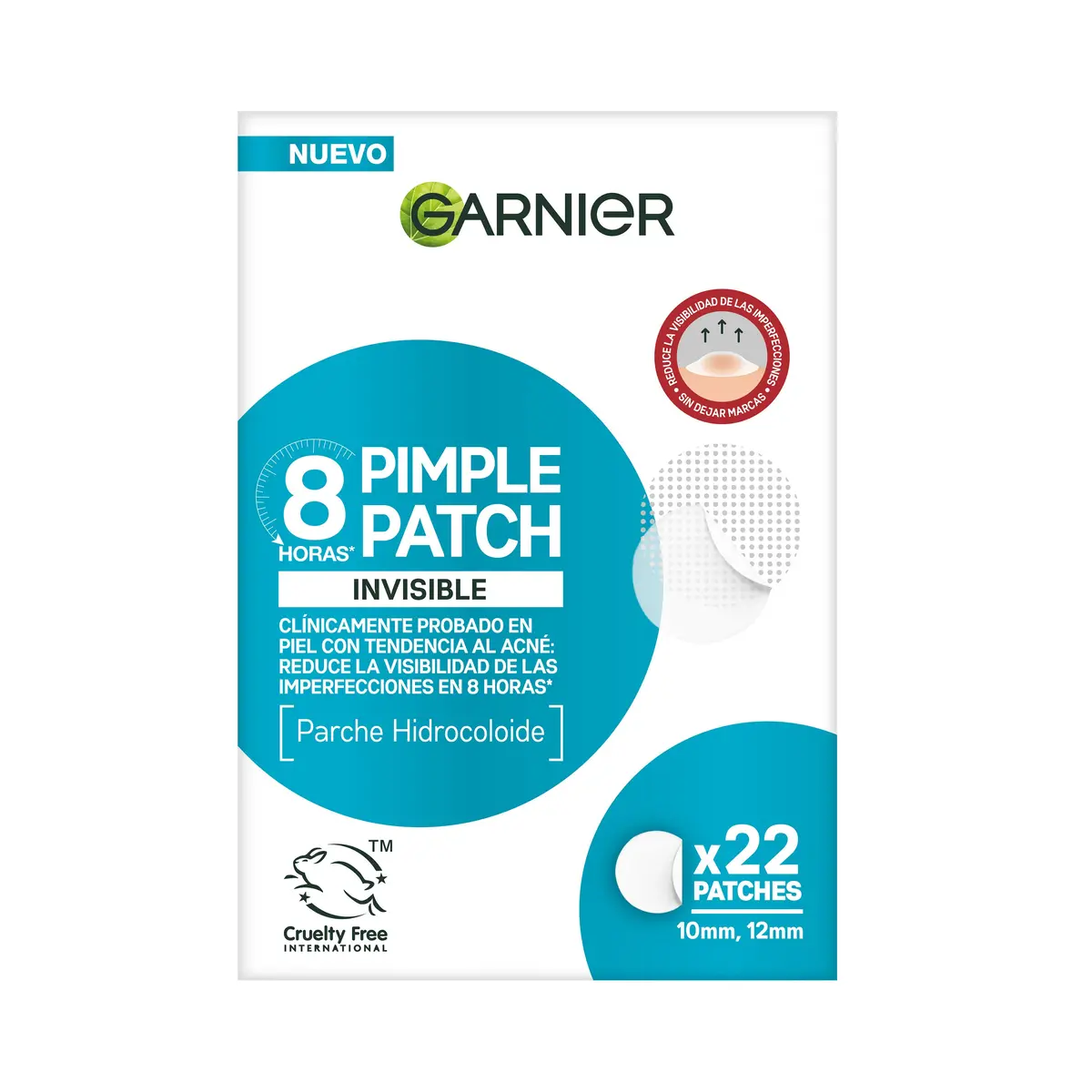 Parches Para Acné 22 Piezas - Garnier Skin Active 1