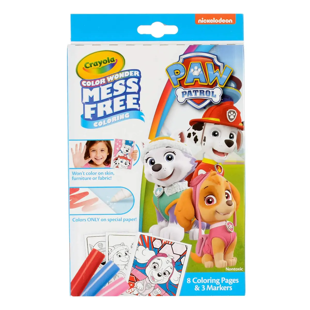 Crayola Mess Free Colouring Travel Set 8 Pages With 3 Markers 1