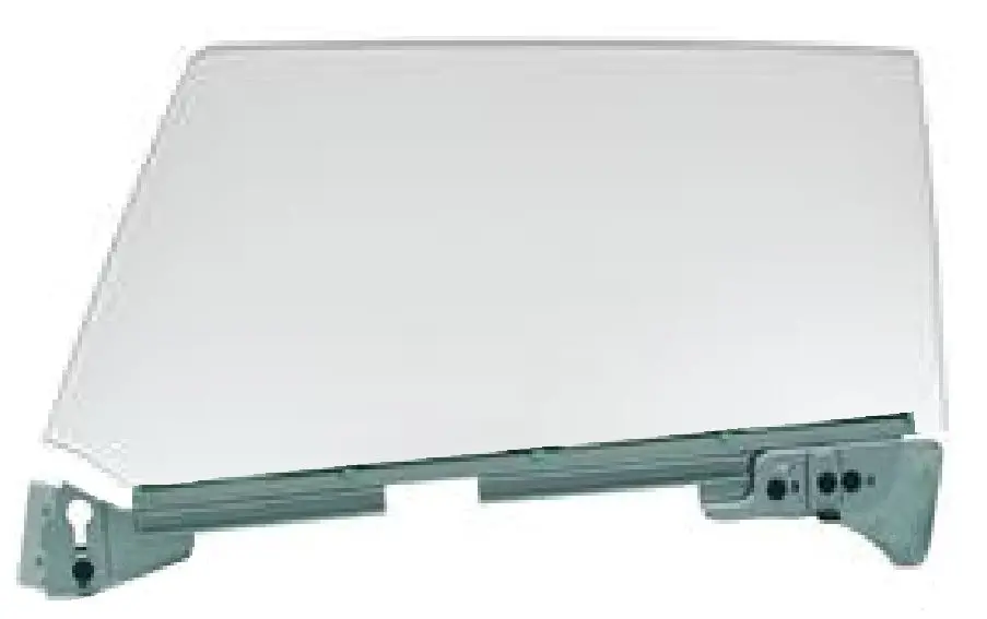 Door Glass & Sash, Right, Clear, New, 66-67 Gto Skylark Cutlass 1