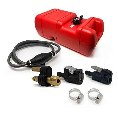 Five Oceans Marine 6 Gallon Fuel Tank/Portable Kit For All Yamaha And Mercury Engines Connection, 3/8 Inches Hose Fo-3312-C4-2 1