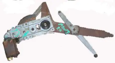 Door Regulator ,W/Motor Right Used 73-77 A-Body 1