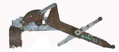 Door Regulator ,W/Motor Left Used 73-77 A-Body 1