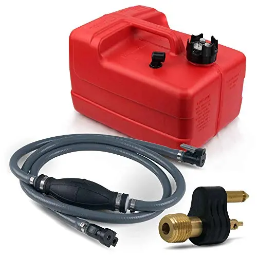 Five Oceans 3 Gallon Marine Fuel Tank Portable Kit (Omc/Evinrude/Johnson) 3/8 Inches Fo-4129-C11 1
