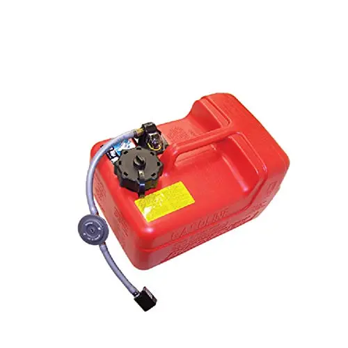 Quicksilver 8M0047598 Portable Marine Boat Fuel Tank With Fuel Demand Valve, 3.2-Gallon Capacity 1